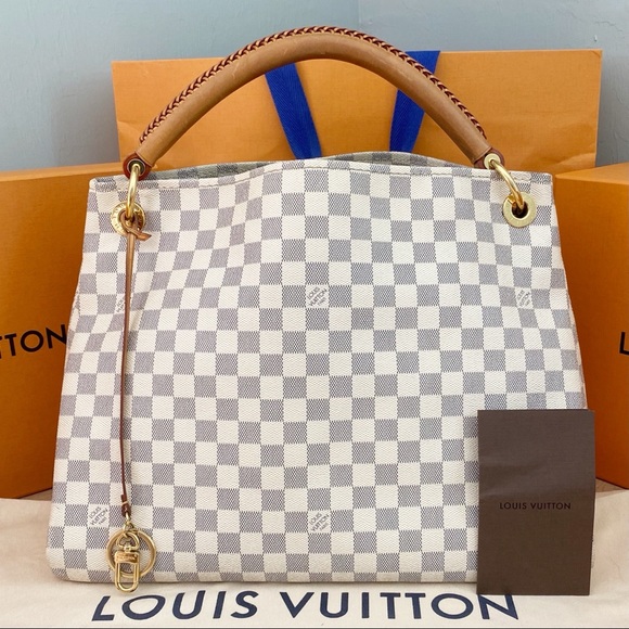 Auth Louis Vuitton Artsy MM Damier Azur! - Picture 3 of 15